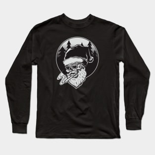 santa smoking Long Sleeve T-Shirt